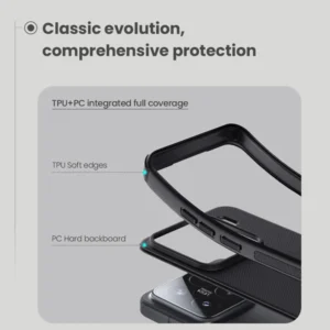 خرید قاب ضد ضربه مگنتی Xiaomi 15 مارک نیلکین مدل Super Frosted Shield Pro Magnetic