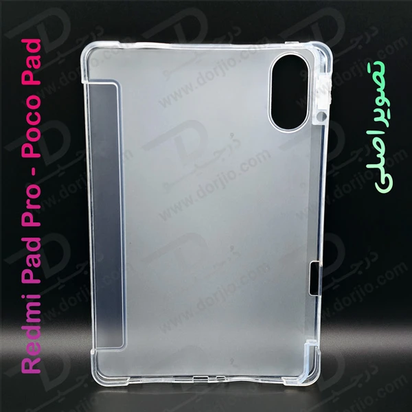 خرید قاب ژله ای مات تبلت Xiaomi Redmi Pad Pro-Poco Pad با درگاه مخصوص قلم
