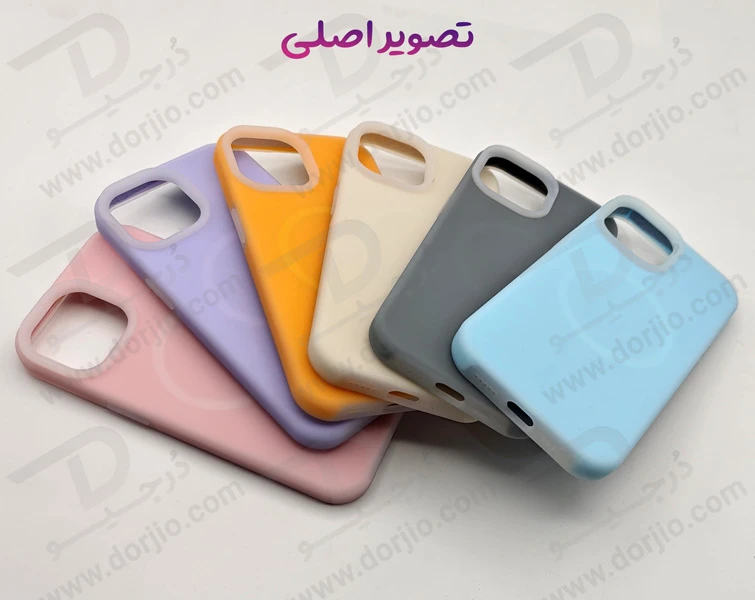 خرید گارد سیلیکونی دو لایه مگ سیف اورجینال iPhone 15