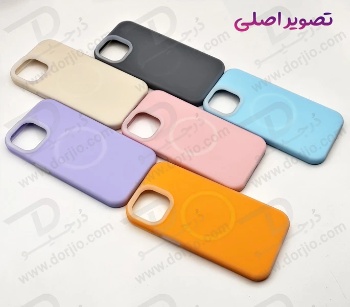 خرید گارد سیلیکونی دو لایه مگ سیف اورجینال iPhone 15