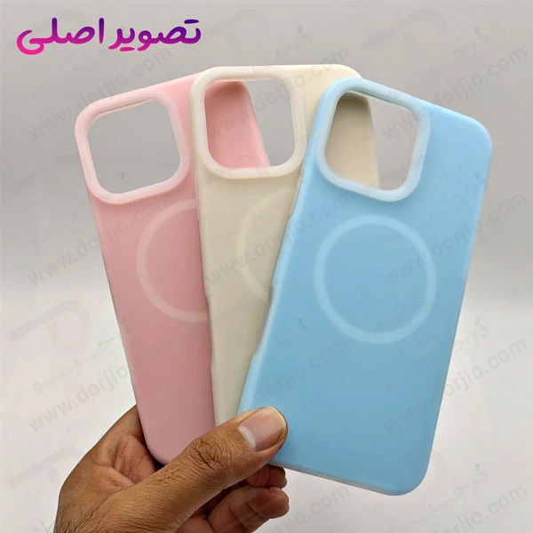 خرید گارد سیلیکونی دو لایه مگ سیف اورجینال iPhone 15 Pro Max