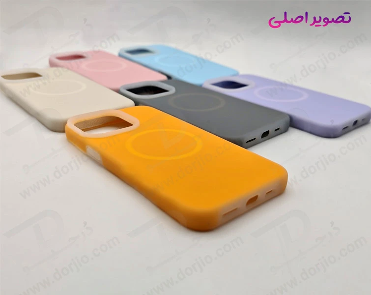 خرید گارد سیلیکونی دو لایه مگ سیف اورجینال iPhone 15 Pro Max
