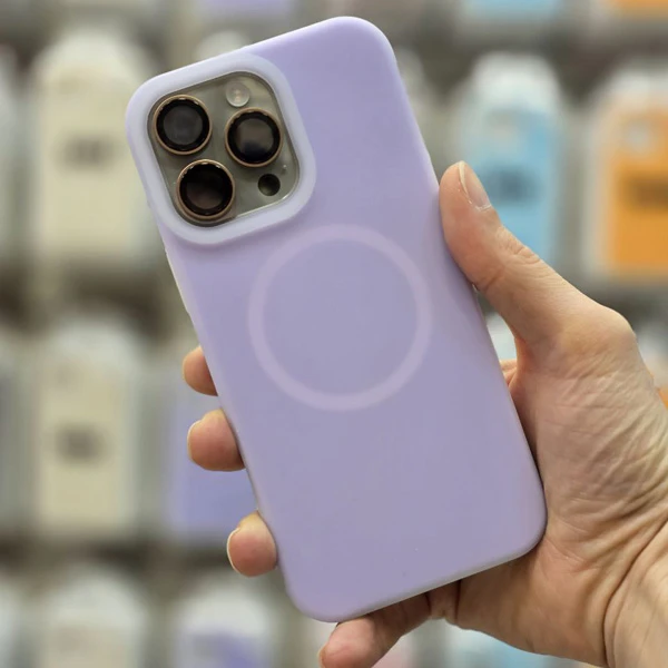 خرید گارد سیلیکونی دو لایه مگ سیف اورجینال iPhone 15 Pro Max