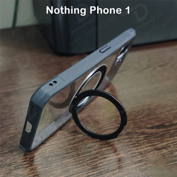 خرید گارد شفاف رینگ استند مگ سیف Nothing Phone 1 مارک XUNDD سری Beatle Rotatable Magnetic