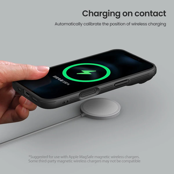 خرید گارد ضد ضربه مگنتی استند دار iPhone 16 Pro Max مارک نیلکین مدل Camshield Prop Magnetic Hollow Version