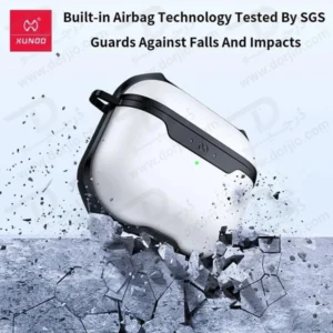 قاب کریستالی شفاف AirPods 4 برند Xundd سری Beatle