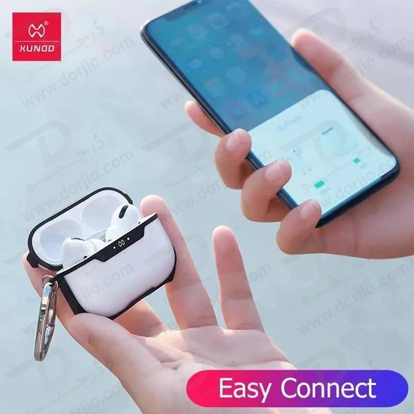 خرید قاب کریستالی شفاف AirPods 4 برند Xundd سری Beatle