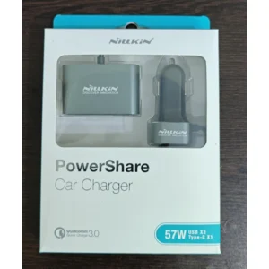 خرید شارژر فندکی 57 وات 4 پورت مارک نیلکین PowerShare