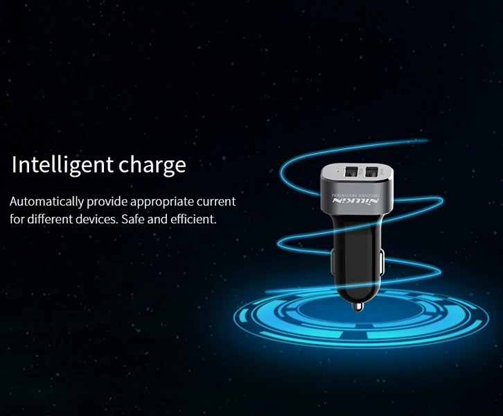 خرید شارژر فندکی 57 وات 4 پورت مارک نیلکین PowerShare