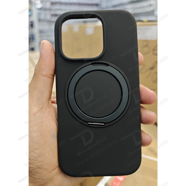 خرید قاب سیلیکونی رینگ استند مگ سیف iPhone 16 Pro مارک XUNDD سری Reno Magnetic Holder