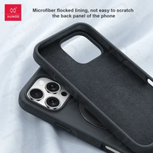 خرید قاب سیلیکونی رینگ استند مگ سیف iPhone 16 Pro مارک XUNDD سری Reno Magnetic Holder