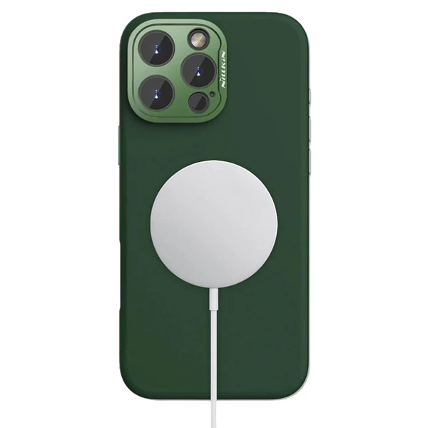 خرید قاب سیلیکونی مگنتی متال لنز هیبریدی iPhone 16 Pro Max مارک نیلکین مدل Lens Wing Magnetic