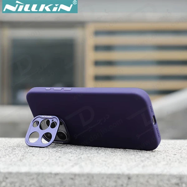 خرید قاب سیلیکونی مگنتی لنز هیبریدی iPhone 16 Pro مارک نیلکین مدل Lens Wing Magnetic خرید قاب سیلیکونی مگنتی لنز هیبریدی iPhone 16 Pro مارک نیلکین مدل Lens Wing Magnetic