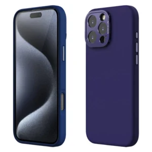 خرید قاب سیلیکونی مگنتی متال لنز هیبریدی iPhone 16 Pro مارک نیلکین مدل Lens Wing Magnetic