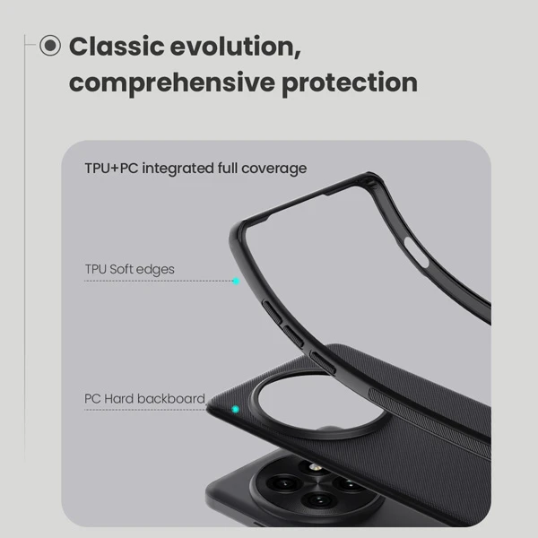 خرید قاب ضد ضربه OnePlus 13 مارک نیلکین مدل Super Frosted Shield Pro خرید قاب ضد ضربه OnePlus 13 مارک نیلکین مدل Super Frosted Shield Pro