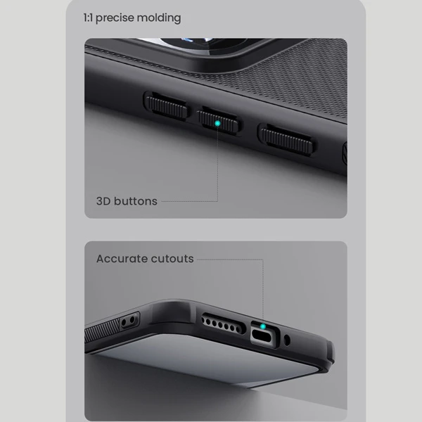 خرید قاب ضد ضربه Xiaomi 15 Pro مارک نیلکین مدل Super Frosted Shield Pro