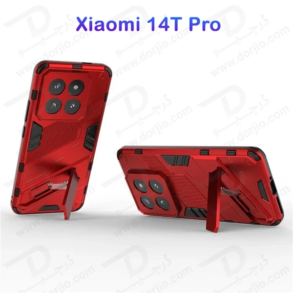 خرید قاب ضد ضربه استند دار Xiaomi 14T Pro مارک LEXOM