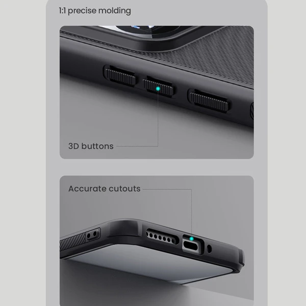 خرید قاب ضد ضربه مگنتی Xiaomi 15 Pro مارک نیلکین مدل Super Frosted Shield Pro Magnetic