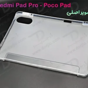 خرید قاب ژله ای مات تبلت Xiaomi Redmi Pad Pro-Poco Pad با درگاه مخصوص قلم