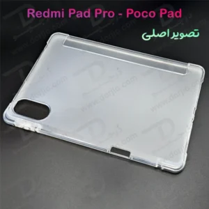 خرید قاب ژله ای مات تبلت Xiaomi Redmi Pad Pro-Poco Pad با درگاه مخصوص قلم