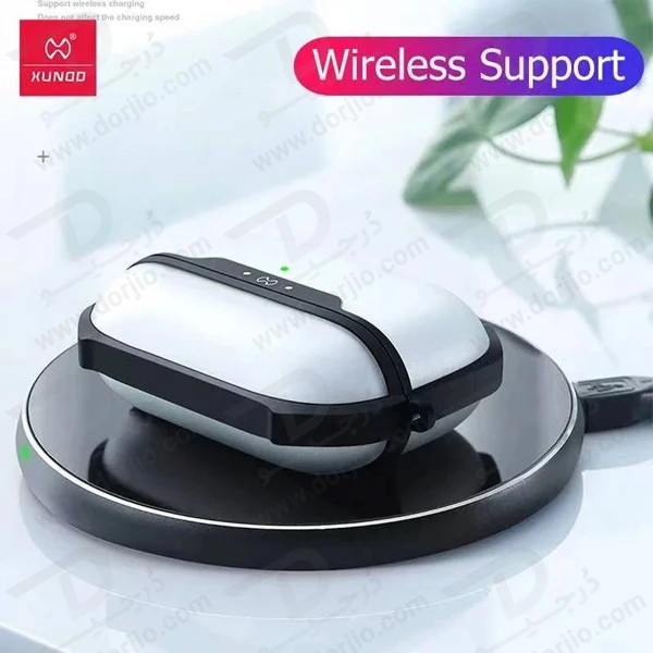 خرید قاب کریستالی شفاف AirPods Pro 2 برند Xundd سری Beatle خرید قاب کریستالی شفاف AirPods Pro 2 برند Xundd سری Beatle