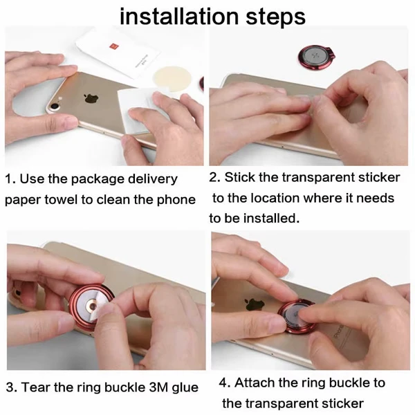 خرید نگهدارنده انگشتری انواع گوشی برند ژاند XUNDD