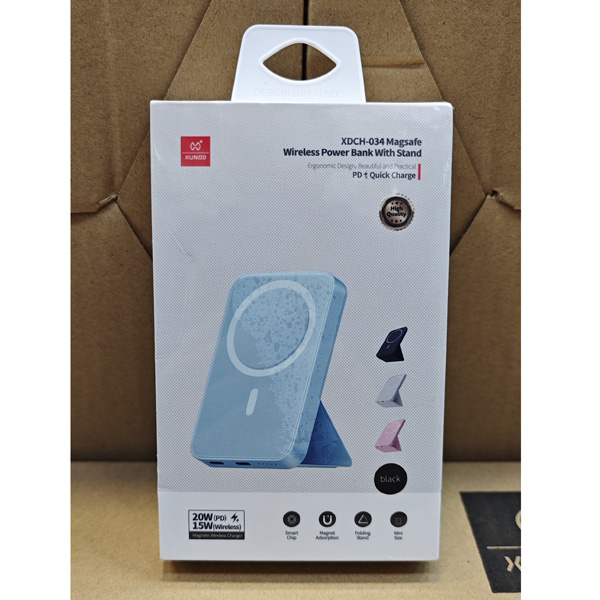 خرید پاور بانک مگ سیف استند فولد 20 وات 10000 هزار XUNDD مدل XDCH-034