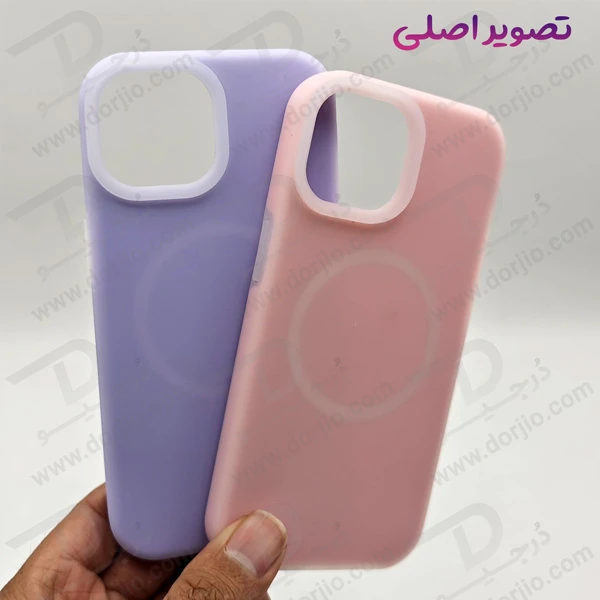 خرید گارد سیلیکونی دو لایه مگ سیف اورجینال iPhone 15