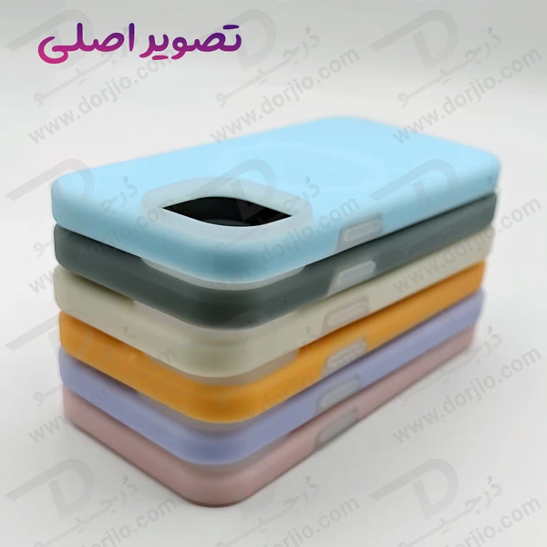 خرید گارد سیلیکونی دو لایه مگ سیف اورجینال iPhone 15