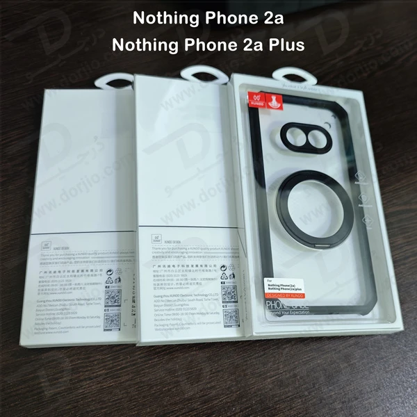 خرید گارد شفاف رینگ استند مگ سیف Nothing Phone 2A مارک XUNDD سری Beatle Rotatable Magnetic