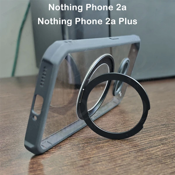 خرید گارد شفاف رینگ استند مگ سیف Nothing Phone 2A مارک XUNDD سری Beatle Rotatable Magnetic