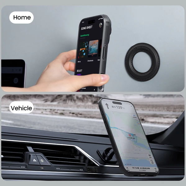 خرید گارد ضد ضربه مگنتی استند دار iPhone 16 Pro Max مارک نیلکین مدل Camshield Prop Magnetic Hollow Version