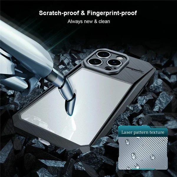 خرید گارد ضد ضربه پشت مات iPhone 16 Pro Max مارک XUNDD مدل Cyber
