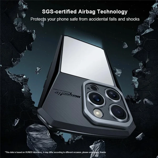 خرید گارد ضد ضربه پشت مات iPhone 16 Pro مارک XUNDD مدل Cyber خرید گارد ضد ضربه پشت مات iPhone 16 Pro مارک XUNDD مدل Cyber