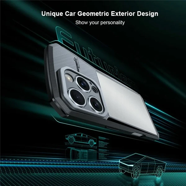 خرید گارد ضد ضربه پشت مات iPhone 16 Pro مارک XUNDD مدل Cyber خرید گارد ضد ضربه پشت مات iPhone 16 Pro مارک XUNDD مدل Cyber