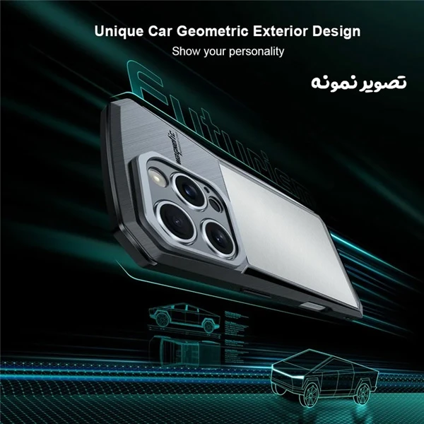 خرید گارد ضد ضربه پشت مات iPhone 16 مارک XUNDD مدل Cyber