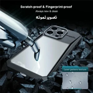خرید گارد ضد ضربه پشت مات iPhone 16 مارک XUNDD مدل Cyber