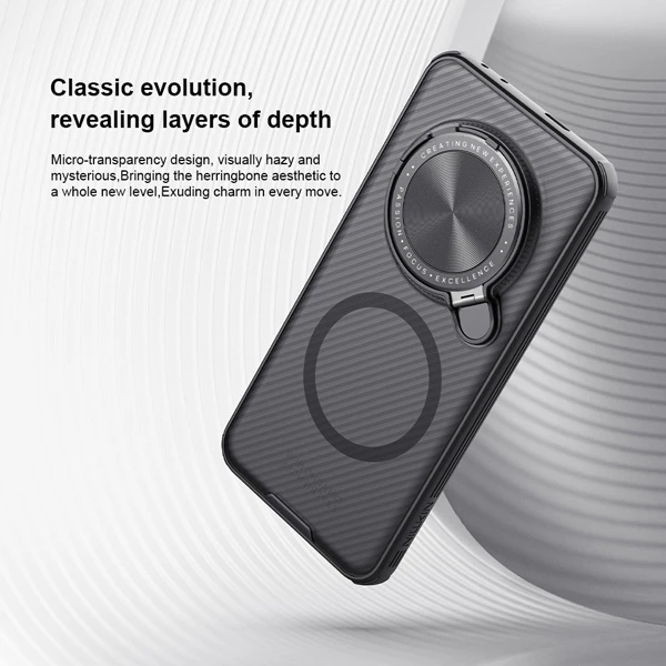 خرید گارد مگ سیف نیمه شفاف کمرا استند Honor Magic7 مارک نیلکین مدل Camshield Prop Clear