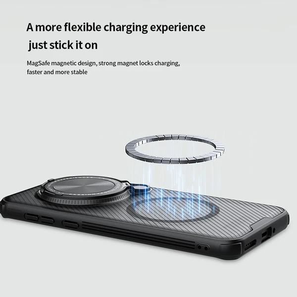 خرید گارد مگ سیف نیمه شفاف کمرا استند Honor Magic7 مارک نیلکین مدل Camshield Prop Clear