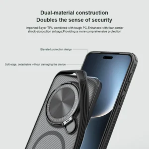 خرید گارد مگ سیف نیمه شفاف کمرا استند Honor Magic7 مارک نیلکین مدل Camshield Prop Clear