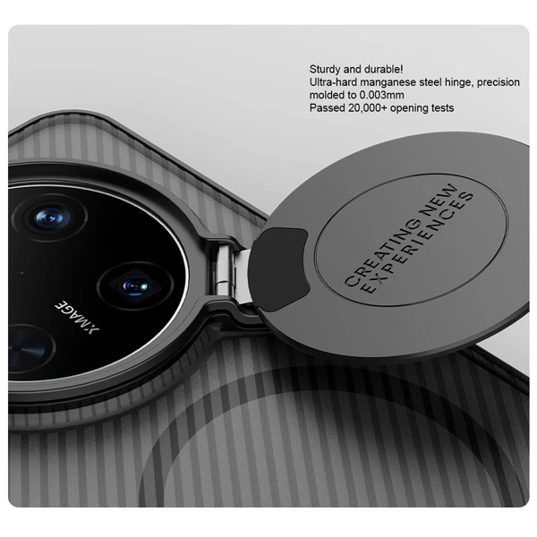 خرید گارد مگ سیف نیمه شفاف کمرا استند Huawei Mate 70 مارک نیلکین مدل Camshield Prop Clear