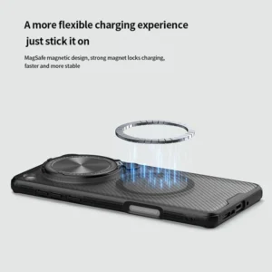 خرید گارد مگ سیف نیمه شفاف کمرا استند Oppo Find X8 Pro مارک نیلکین مدل Camshield Prop Clear