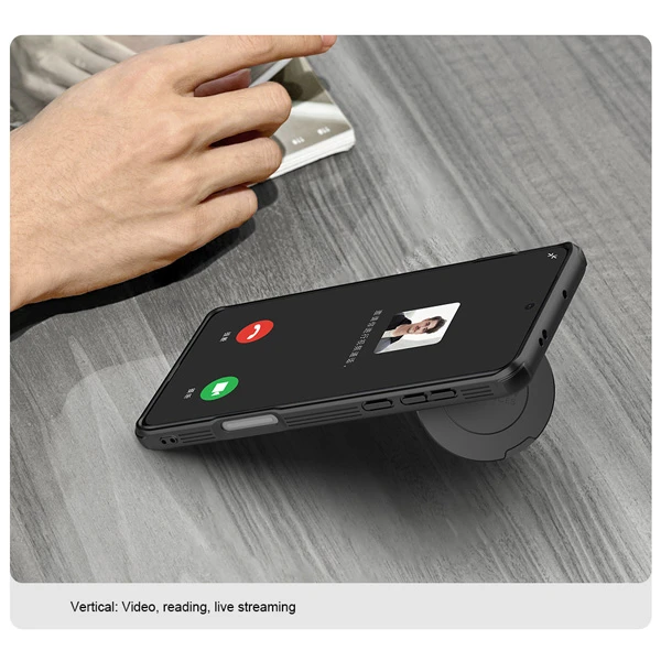 خرید گارد مگ سیف نیمه شفاف کمرا استند Oppo Find X8 Pro مارک نیلکین مدل Camshield Prop Clear