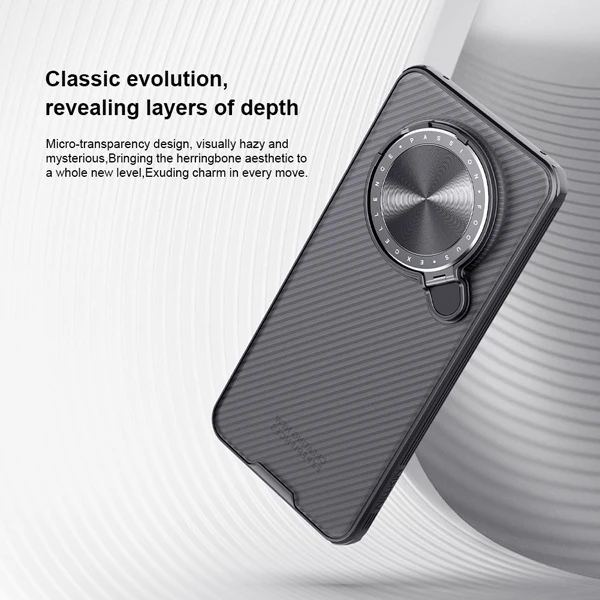 خرید گارد نیمه شفاف کمرا استند Huawei Mate 70 مارک نیلکین مدل Camshield Prop Clear