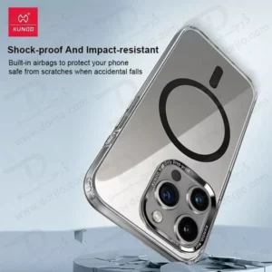 خرید گارد کریستالی شفاف مگ سیف iPhone 16 Pro Max مارک XUNDD سری Wisely