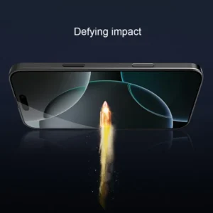 خرید گلس شیشه ای دور چسب نیلکین iPhone 16 Pro Max مدل 3D CP+MAX