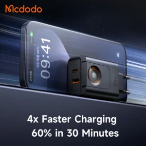 خرید شارژر دیواری 2 پورت 30 وات با شارژر وایرلس اپل واچ برند Mcdodo مدل CH-3700