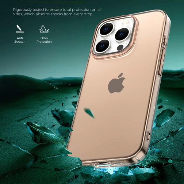 خرید قاب تمام شفاف Delgado مگ سیف iPhone 16 Pro Max مارک Green Lion