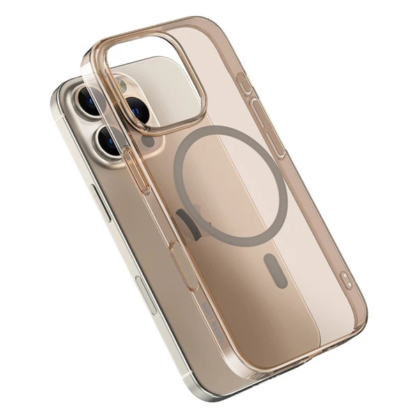 خرید قاب تمام شفاف Delgado مگ سیف iPhone 16 Pro Max مارک Green Lion