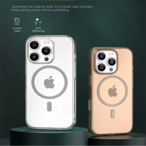 خرید قاب تمام شفاف Delgado مگ سیف iPhone 16 Pro Max مارک Green Lion